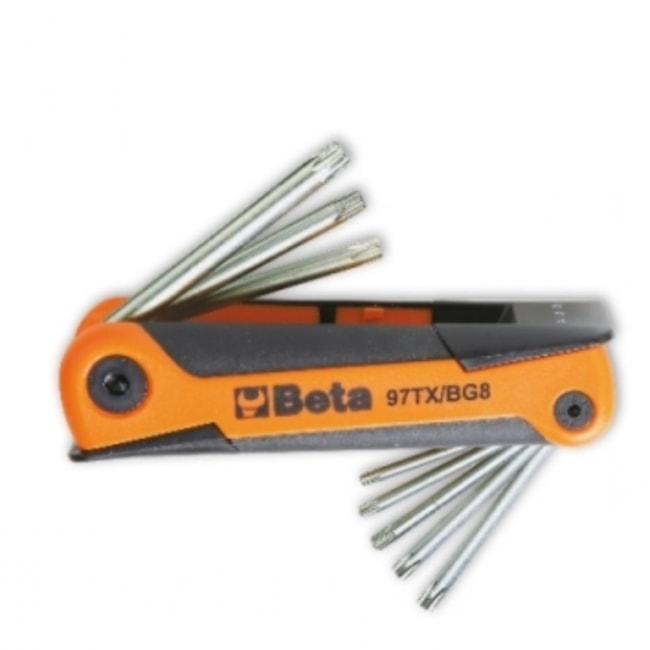 Jogo de Chaves Torx Canivete T9 a T40 com 8 Peças 97TX/BG8 BETA-79556f9f-655b-4683-80aa-479efadfc034