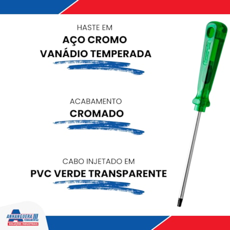 Jogo de Chaves Torx T6 a T45 com 12 Peças 44350212 TRAMONTINA PRO