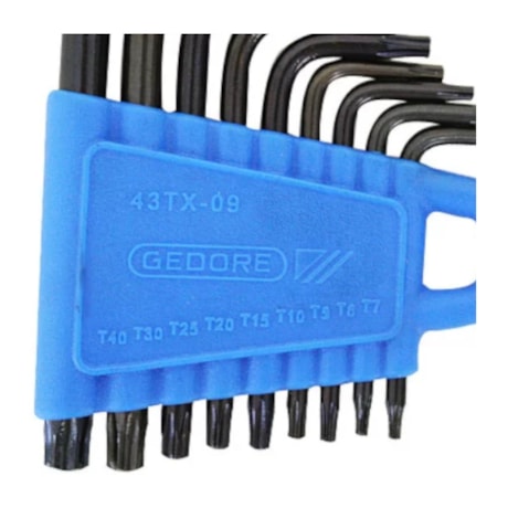 Jogo de Chaves Torx Tipo L T7-T40 com 9 Peças 43TX-09 GEDORE-6a542724-6400-4edb-963f-ae58f2c16628