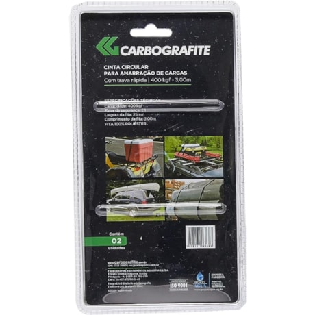 Jogo de Cinta Circular Trava Rápida 400 KG X 3 Metros com 2 Peças 012601012 CARBOGRAFITE-95fcf8b5-1565-4ca8-b04a-b98efc1f1a9c