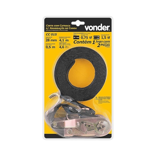 Jogo de Cinta com Catraca para Amarração de Carga 1,5 tf/0,75 tf CC 015 Encartelado 8014280015 VONDER-5d731833-cb76-4e7c-8b03-fc9092435f16