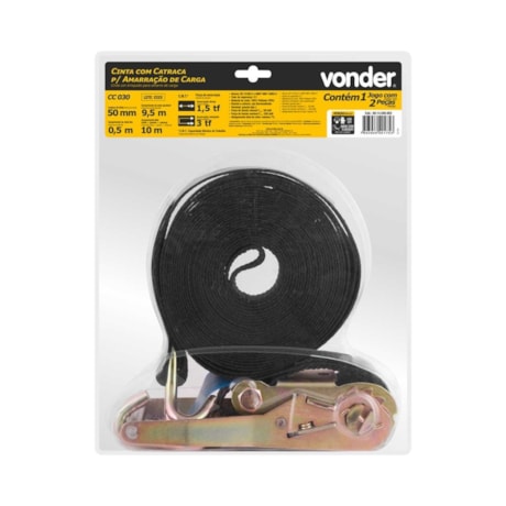 Jogo de Cinta com Catraca para Amarração de Carga 3,0 tf/1,5 tf CC 030 Encartelado VONDER-e3be18a3-e347-43c5-bfa2-0e2fcc7c1b74
