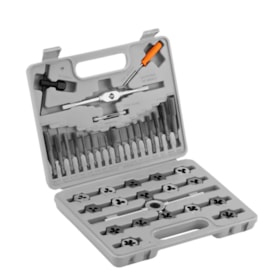 Jogo de Cossinete e Machos Manuais M3 - M12 com 40 Peças 7731555 SPARTA