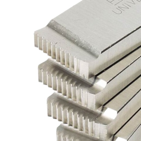 Jogo de Cossinetes em Aço Rápido Rosqueadeira para Vergalhão com 4 Peças BSW 5/8