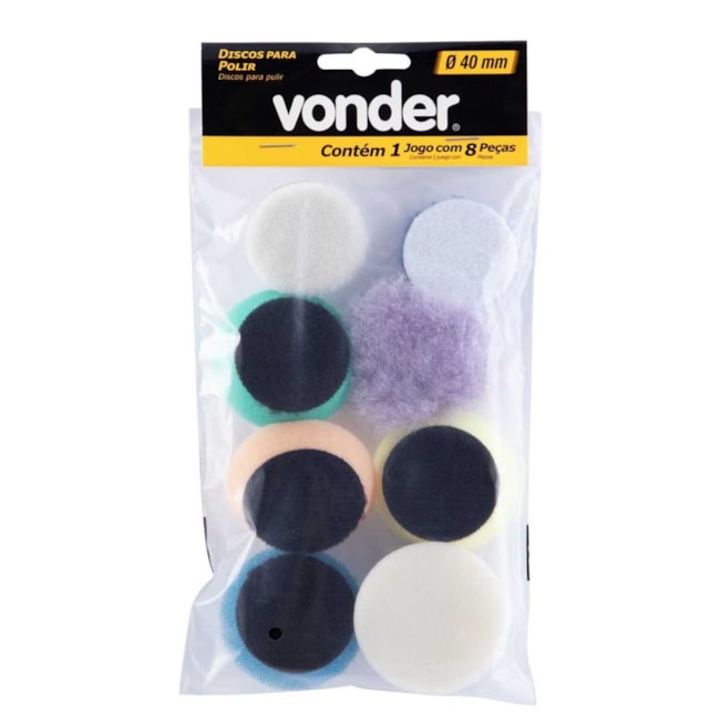 Jogo de Discos para Polir para Microretifica com 8 Peças 9314120080 VONDER-a5985eac-9a98-44ad-8fc4-92b8006db2f5