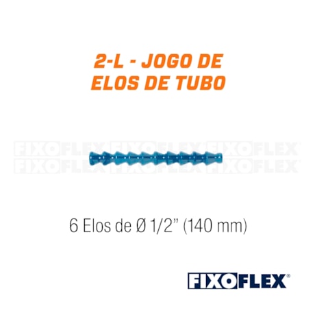 Jogo de Elos Fixo Flex Tubo 1/2