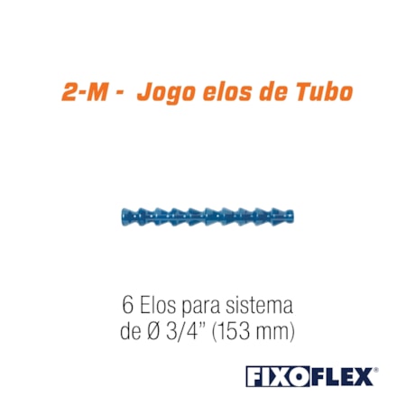Jogo de Elos Fixo Flex Tubo 3/4