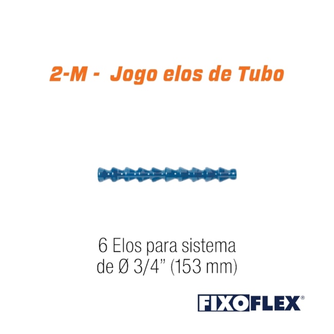 Jogo de Elos Fixo Flex Tubo 3/4