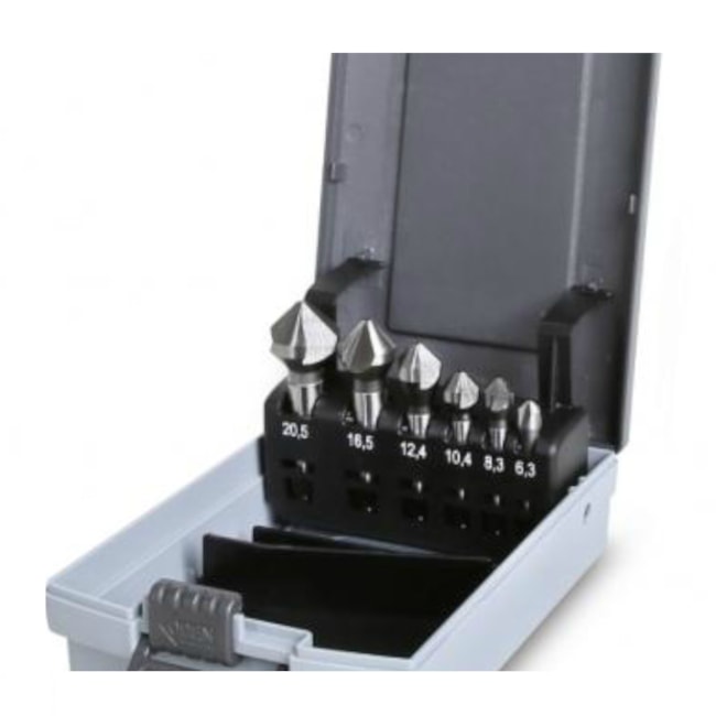 Jogo de Escareador HP HSS DIN 335c 6.6 a 20.5mm 90gr 6 Peças 426/SP6 BETA-a58782d3-b13f-40eb-b6d4-c41fa6333078