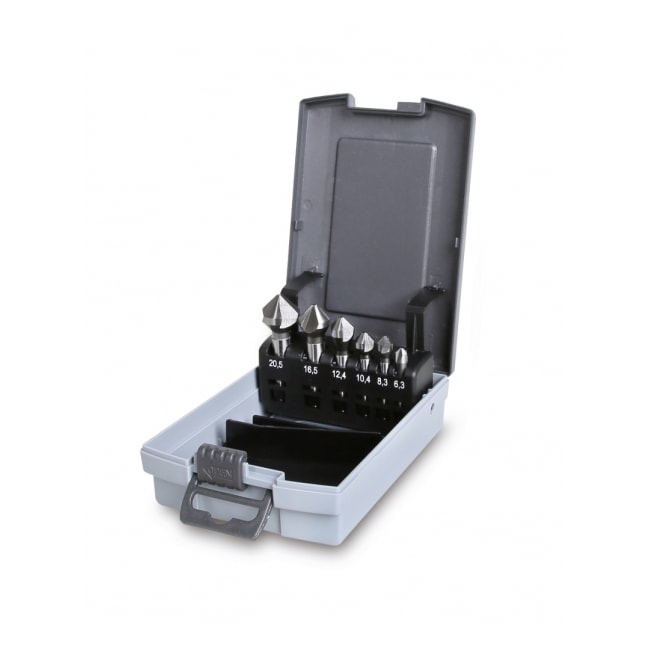 Jogo de Escareador HP HSS DIN 335c 6.6 a 20.5mm 90gr 6 Peças 426/SP6 BETA-8ebde5d8-d915-4a04-9c1b-07d0c8d528af