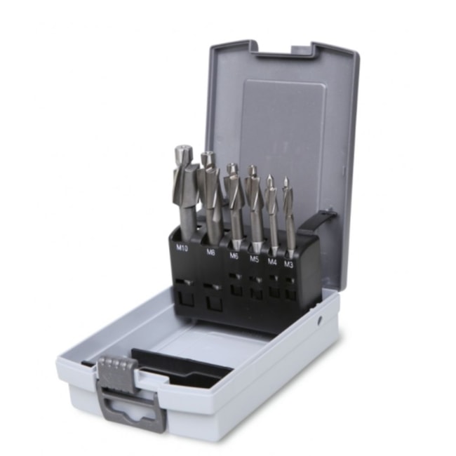 Jogo de Escareadores HSS com Guia M3 a M10 com 6 Peças 421/SP6 BETA-7390475d-2a8d-49dd-a7f1-0d16061e8151