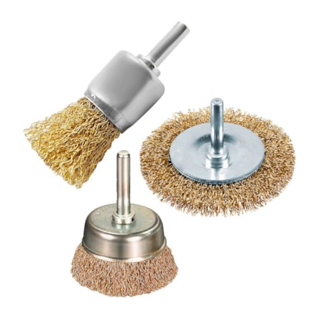 Jogo de Escovas de Aço Circular com 3 Peças 744869 MTX-7e2d2856-9838-476d-9779-e6ea737a9f32