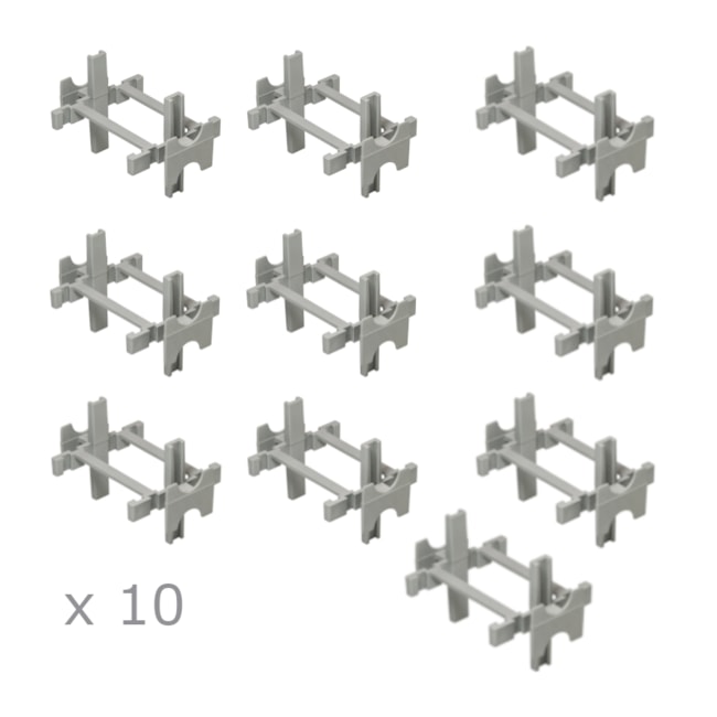 Jogo de Espaçador para Bloco de Vidro 10mm Cinza com 10 Peças 60535 CORTAG-e9072a46-0de4-4ffe-bf0a-fd8219064d29