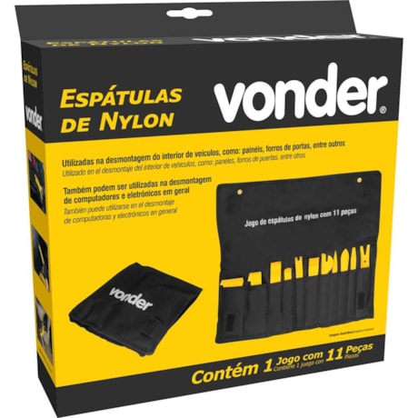 Jogo de Espátulas de Nylon com 11 Peças 3593200011 VONDER-a249477a-1ddb-4f18-b402-add522e956ba