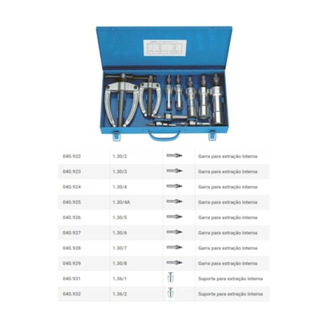 Jogo de Extratores Internos com 10 Peças 12 A 70mm 1.31/2 GEDORE-352b66d9-86e4-4438-9078-1b4d203f97f9