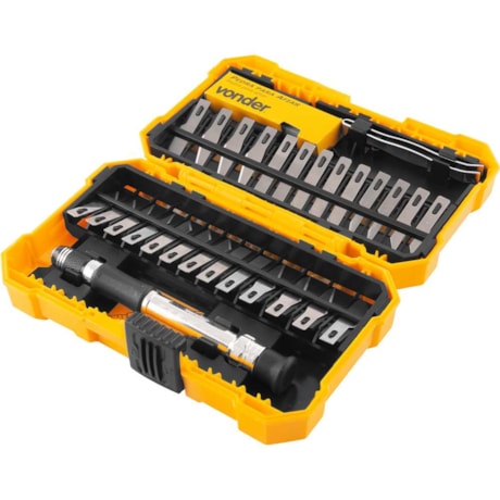 Jogo de Facas de Precisão com 29 Peças 3599029000 VONDER-5132faf8-ec60-4fbe-ad87-b71df4c9bf9c