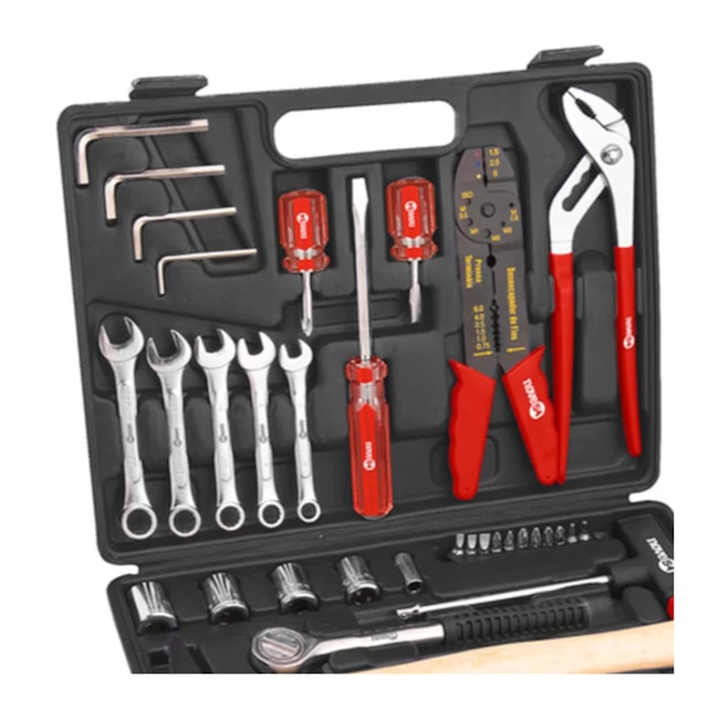 Jogo de Ferramentas com 100 Peças KF 100 com Maleta 3599100101 NOVE54-07202f3f-e028-485e-a6b7-846419f370ef
