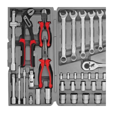 Jogo de Ferramentas com 110 Peças Maleta Plástica 980803 WORKER-5421817a-a036-4b6a-9746-dd09ec23efa7