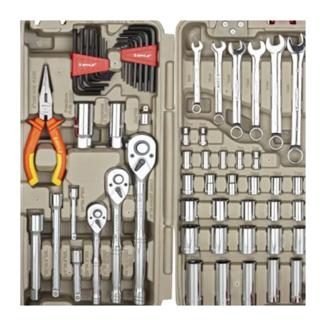 Jogo de Ferramentas com 148 Peças 110148MP MAYLE-d9f458ce-db1f-439a-8906-368c004b52aa