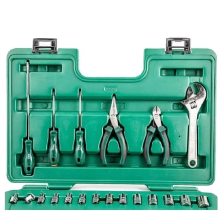 Jogo de Ferramentas com 52 Peças na Maleta Plástica ST09505SJ SATA-0f10a60f-a258-461d-b890-9e4baf536c38