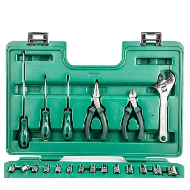 Jogo de Ferramentas com 52 Peças na Maleta Plástica ST09505SJ SATA-6b3b4b28-89d2-4feb-aab6-fe6535da2496