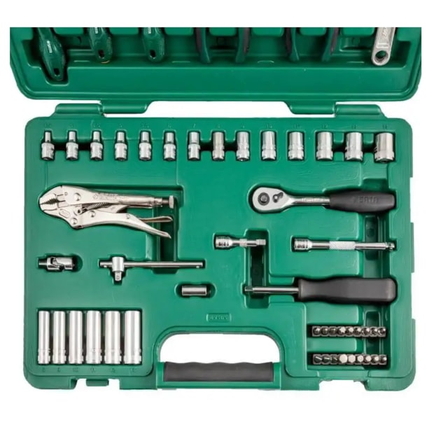 Jogo de Ferramentas com 52 Peças na Maleta Plástica ST09505SJ SATA-1913d572-5fa9-4590-bb1a-112f002997a7