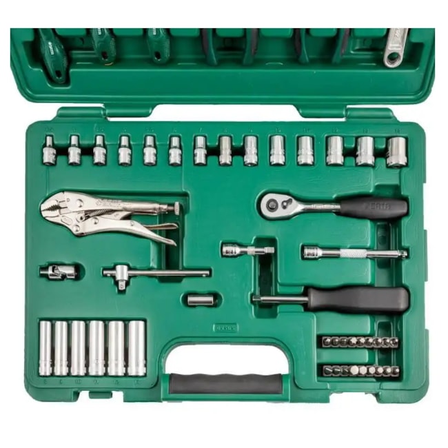 Jogo de Ferramentas com 52 Peças na Maleta Plástica ST09505SJ SATA-c0ce6b22-382b-4925-ba06-c7e323a255de