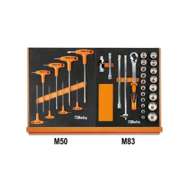 Jogo de Ferramentas com Bandeja em Espuma EVA 151 Peças 5904VU/2M BETA-dd84d573-bf8b-461a-8c71-603d13111501