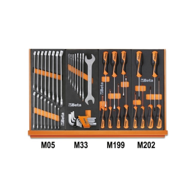 Jogo de Ferramentas com Bandeja em Espuma EVA 151 Peças 5904VU/2M BETA-f947de20-9f30-4f0d-a0f2-3d3822c4b213