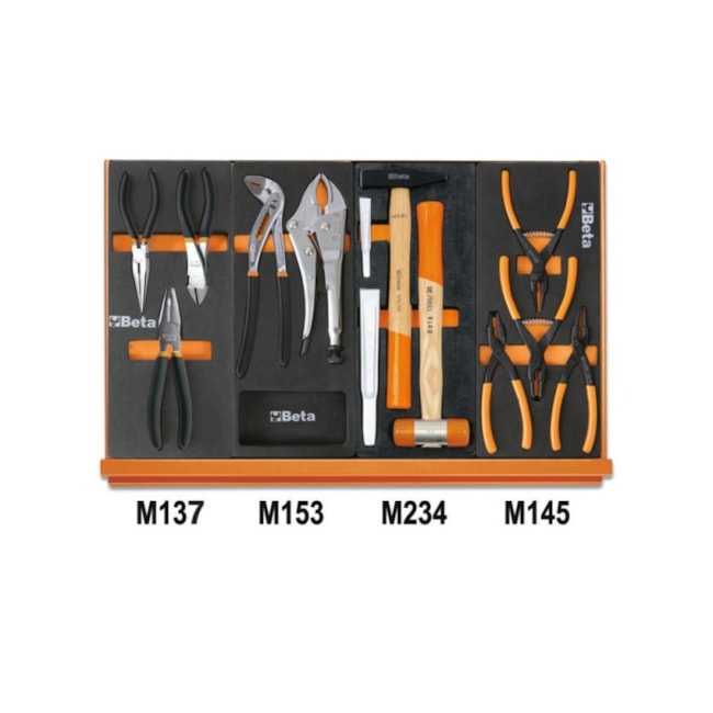 Jogo de Ferramentas com Bandeja em EVA 91 Peças 5904VU/1M BETA-271d5ae1-429a-49b2-824c-3d18c716f482