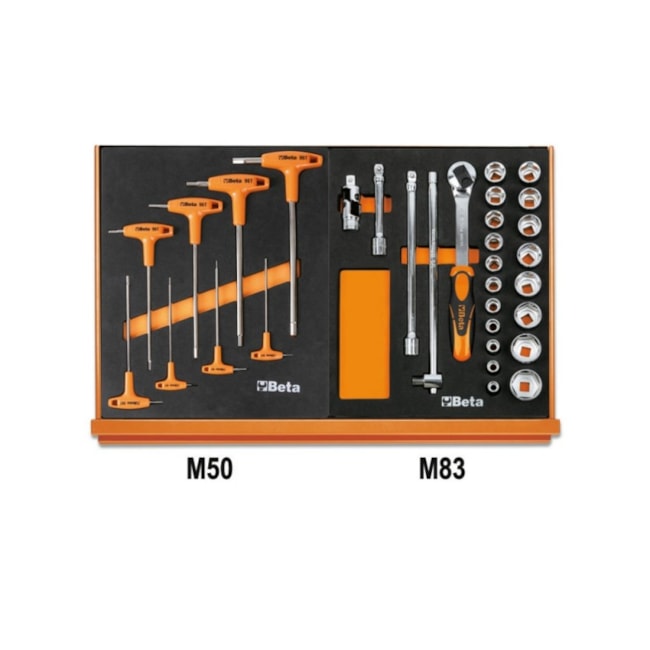 Jogo de Ferramentas com Bandeja em EVA 91 Peças 5904VU/1M BETA-5f246f28-914a-4dc7-bccd-07bfc8ef8adc