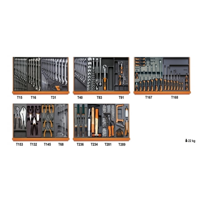 Jogo de Ferramentas com Bandejas em ABS 153 Peças 5904VI/2T BETA-fff2afbd-030a-4962-8643-e79fd7fadb8a
