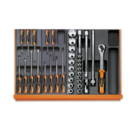 Jogo de Ferramentas com Bandejas Termoformadas de ABS 102 Peças 5904VG/3T BETA-0e71dce6-0955-48a9-9841-96654702ee89