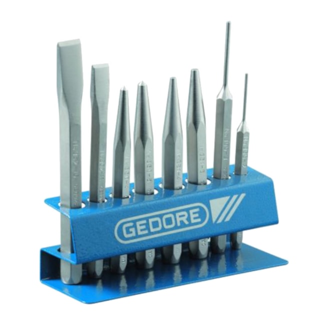 Jogo de Ferramentas com Talhadeira Punção Saca Pino 8 Peças VK245 GEDORE-d2a36980-1e70-461f-a8a9-64366525ef72