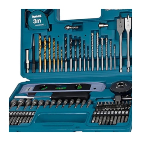Jogo de Ferramentas Completo para Fixar e Parafusar + Acessórios com 102 Peças E-10730 MAKITA-0002ddee-470f-4914-a081-21f45ab224d0