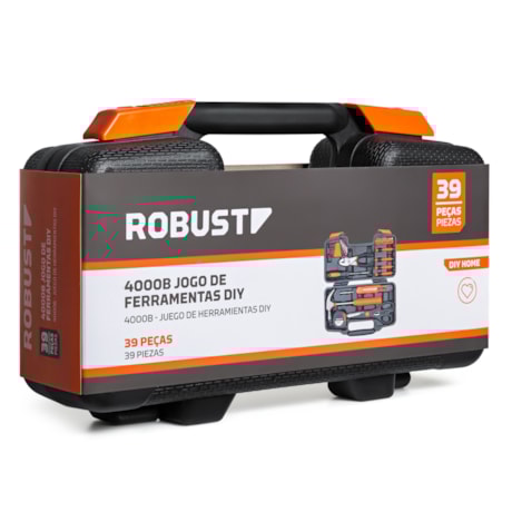 Jogo de Ferramentas DIY com 39 Peças 4000B S21003039 ROBUST-0ad16fe6-f3dd-4fbc-95c2-53aa450f6543