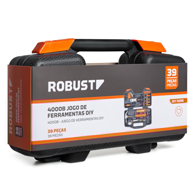 Jogo de Ferramentas DIY com 39 Peças 4000B S21003039 ROBUST-a4783ce1-586d-4777-8cf1-bc914ce370ac