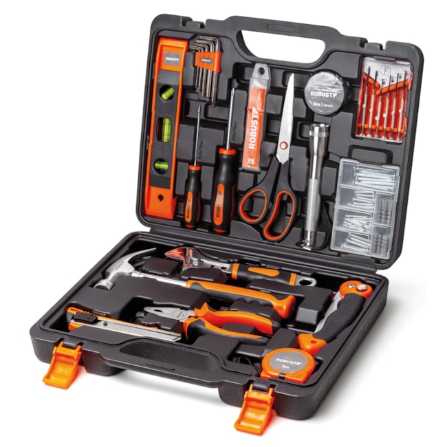 Jogo de Ferramentas DIY Reparos e Manutenções com 85 Peças 4000C S21003085 ROBUST-2761a47e-8ec9-47e9-8a07-6fe2dd702eba