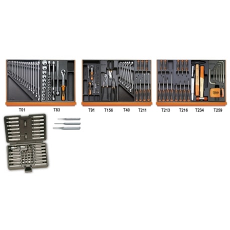 Jogo de Ferramentas em Bandejas de ABS 5904VU/4T BETA-13403774-a561-4c02-8699-a4bd12786dd5