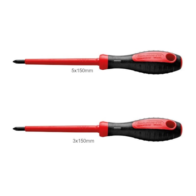 Jogo de Ferramentas Isoladas 1000V IEC60900 com 18 Peças 44349918 TRAMONTINA PRO-19143e45-9e0a-4e4d-afb6-6cfae08f3d1f