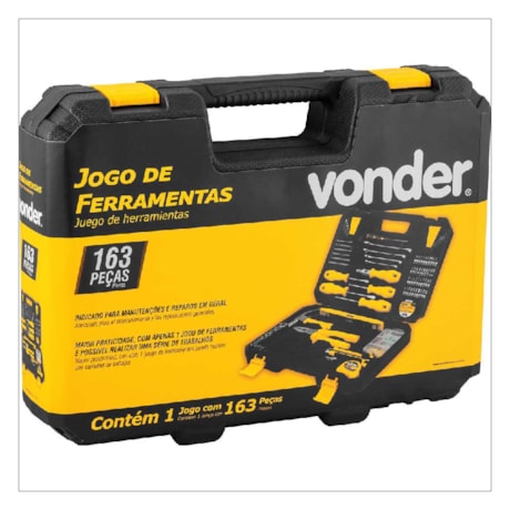 Jogo de Ferramentas M.R.O com 163 Peças e Maleta 3599163000 VONDER-40928cb4-2f2d-4709-a284-e71067500385