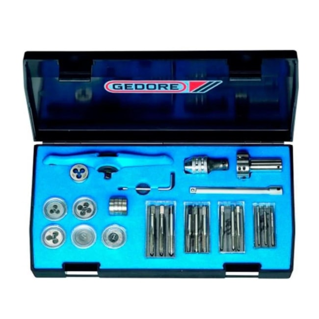 Jogo de Ferramentas Machos e Cossinetes M3 A M6 com 33 Peças 8553 GEDORE-302a4cc4-206f-4432-a94c-3e5fde3d8a8d