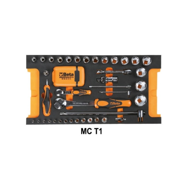 Jogo de Ferramentas para Carrinho com Bandejas em EVA 109 Peças 5914VU/M BETA-c0fd31b4-35f3-4e30-bede-c282693651d3