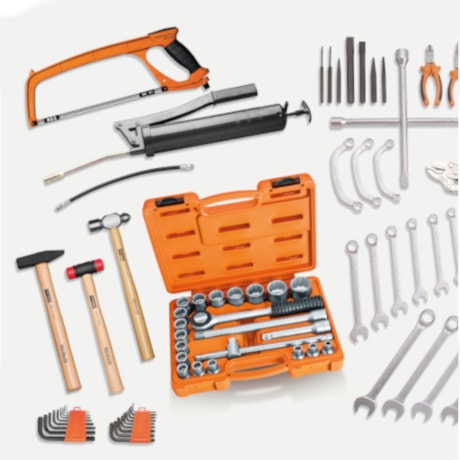 Jogo de Ferramentas para Manutenção Automotiva/Industrial com 107 Peças 44970107 TRAMONTINA PRO-430b5761-ff38-4a08-855d-c579fbc1e158