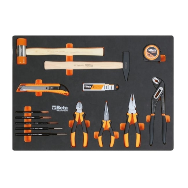 Jogo de Ferramentas para Manutenção Geral para Carro C04 com 196 Peças KIT/PRM1 BETA-8a66f995-1ad0-43a6-ab6a-8843da1235dc