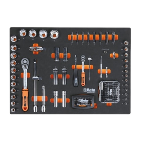 Jogo de Ferramentas para Manutenção Geral para Carro C04 com 196 Peças KIT/PRM1 BETA-063a358b-bfd1-4fc2-a322-f1b186e14db5