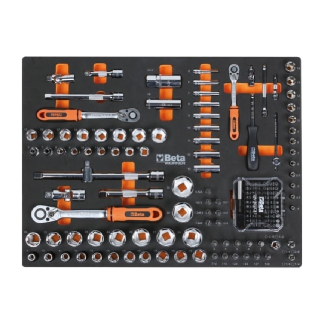 Jogo de Ferramentas para Manutenção/Reparo/Operação Geral com 268 Peças KIT/PRM2 BETA-60b8a6fb-d750-4c00-be8e-345d25693fca