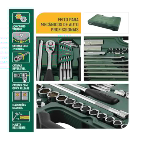 Jogo de Ferramentas para Oficina com 59 Peças ST09509 SATA-bba4d5fd-9724-4d6b-a51b-bc3d48e825be