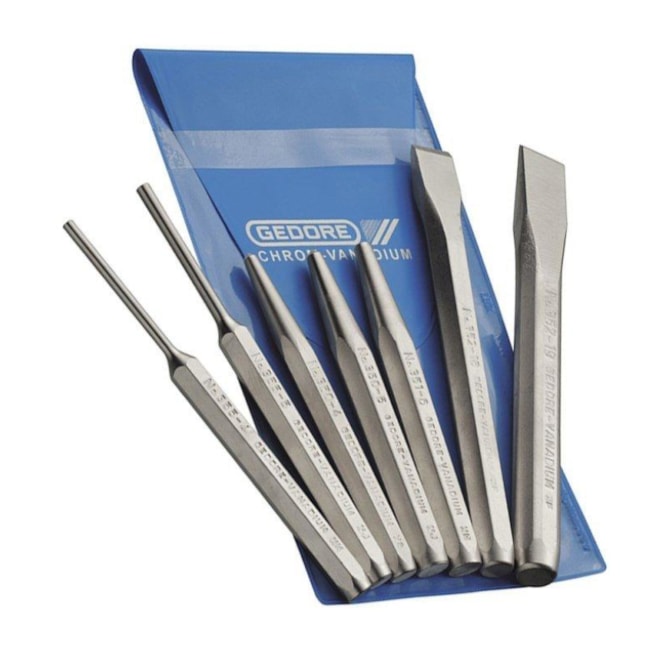 Jogo de Ferramentas Talhadeiras / Punção e Saca Pino com 7 Peças 246A GEDORE-931fe063-bb46-4d2e-a5de-ce15136fa57b