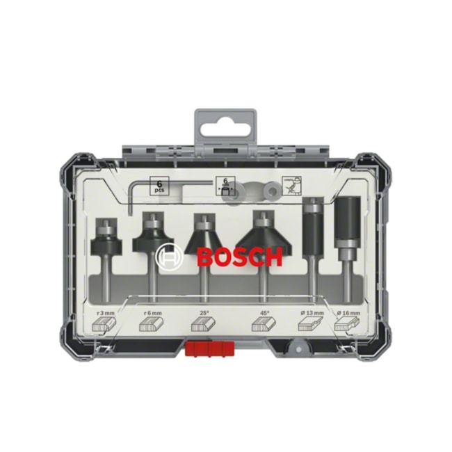 Jogo de Fresas Haste 6mm 2607017468 BOSCH-17c2fe5c-0601-4a4d-8c1a-9be4fbc18fb3